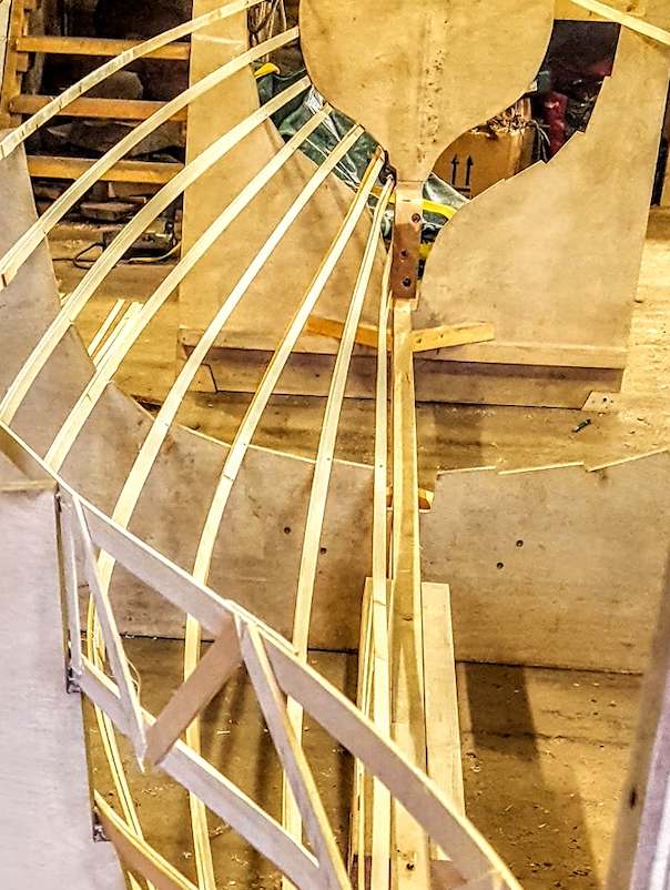 Wooden boat building project 1